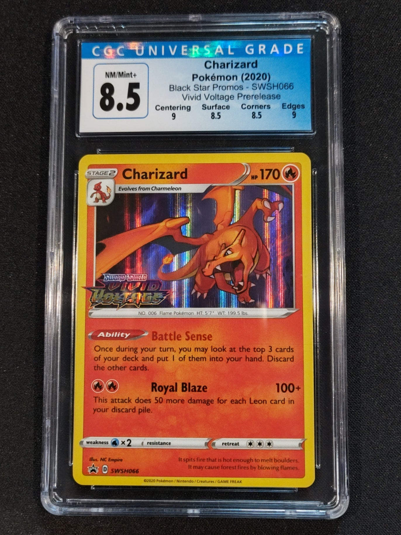 Charizard SWSH066 Sword & Shield Promo CGC 8.5