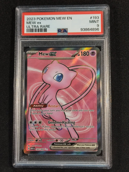 Mew ex 193/165 Scarlet & Violet 151 PSA 9