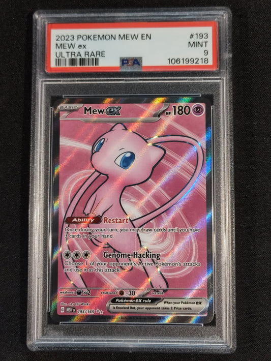 Mew ex 193/165 Scarlet & Violet 151 PSA 9