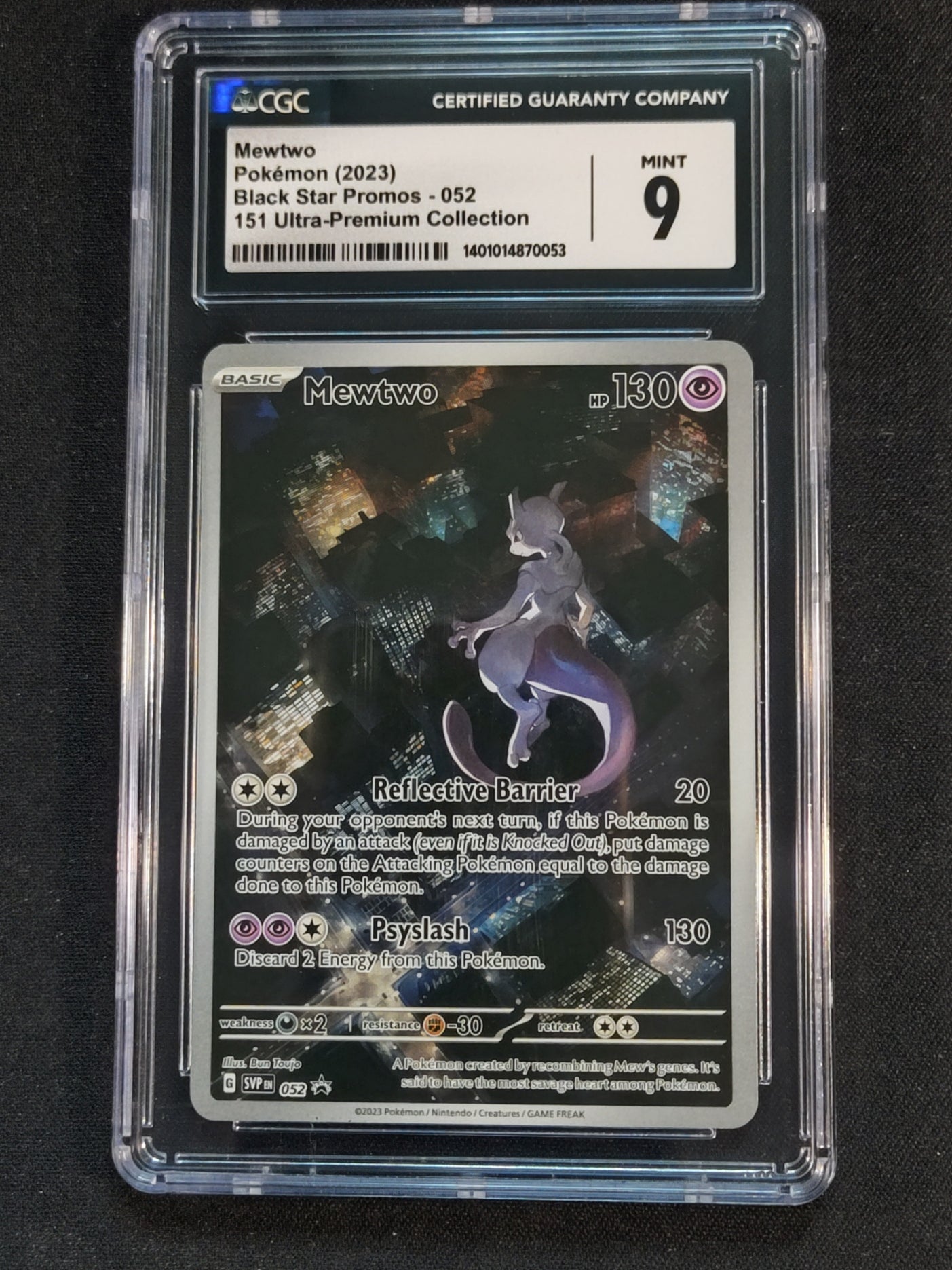 Mewtwo 052 Scarlet & Violet Promo CGC 9
