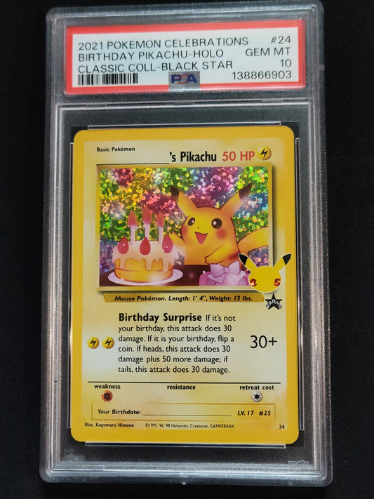 ______'s Pikachu 24/53 Celebrations PSA 10