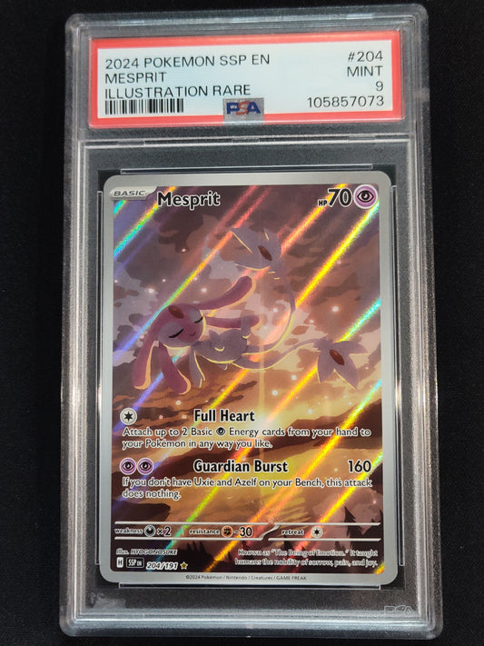 Mesprit 204/191 Surging Sparks PSA 9