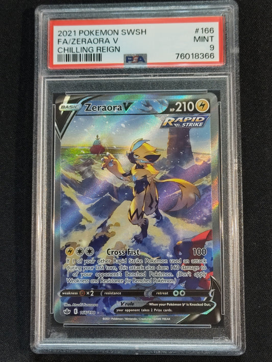 Zeraora V 166/198 Chilling Reign PSA 9