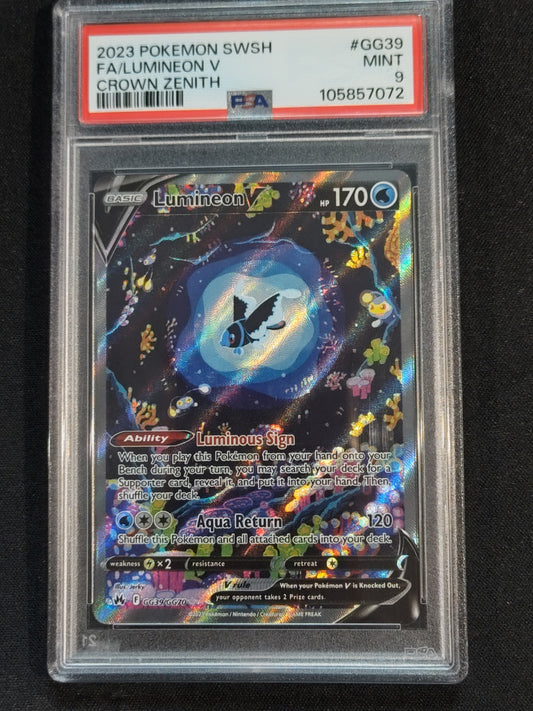 Lumineon V GG39/GG70 Crown Zenith Galarian Gallery PSA 9