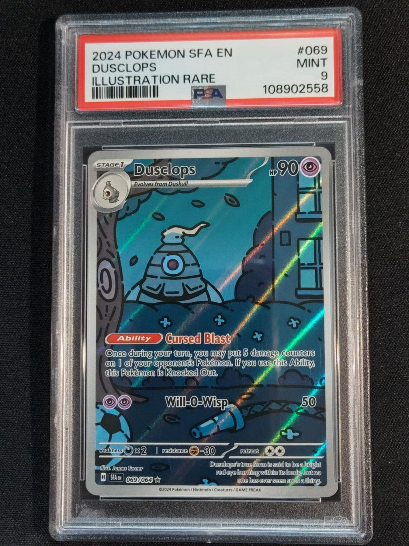 Dusclops 69/64 Shrouded Fable PSA 9