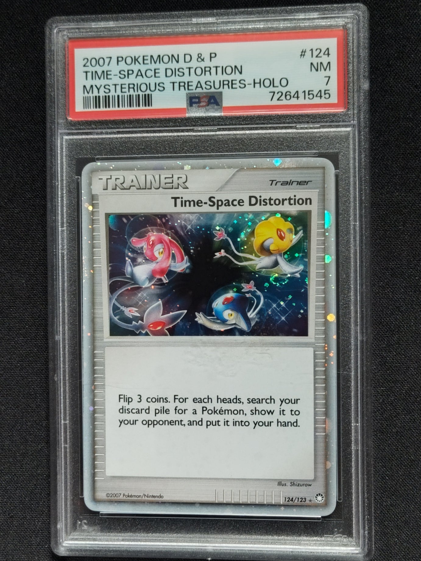 Time-Space Distortion 124/123 Mysterious Treasures PSA 7