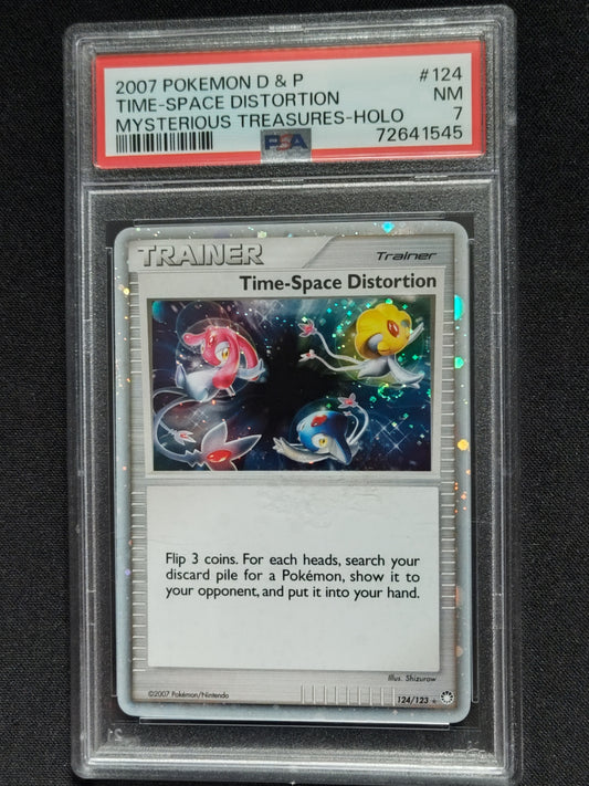 Time-Space Distortion 124/123 Mysterious Treasures PSA 7