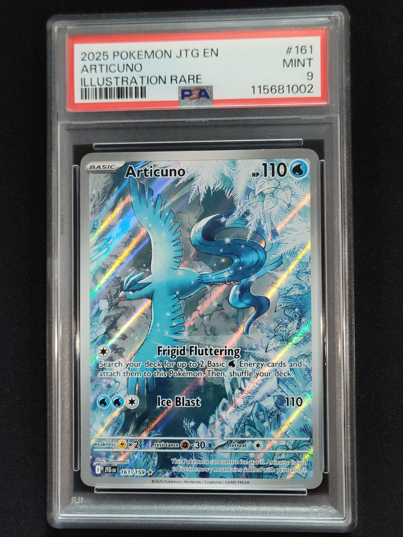 Articuno 161/159 Journey Together PSA 9