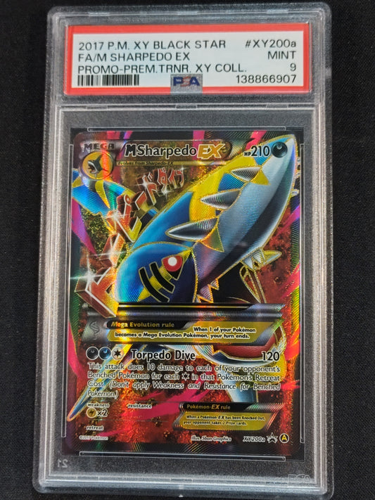 M Sharpedo EX XY200a XY Promo PSA 9