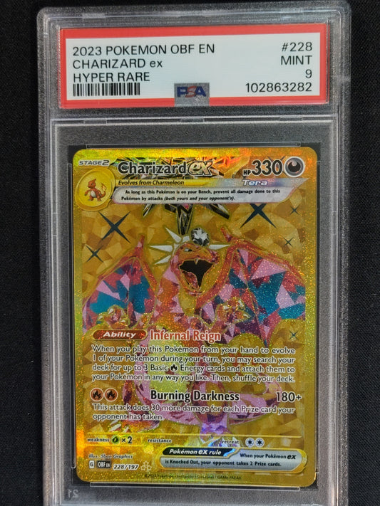 Charizard ex 228/197 Obsidian Flames PSA 9