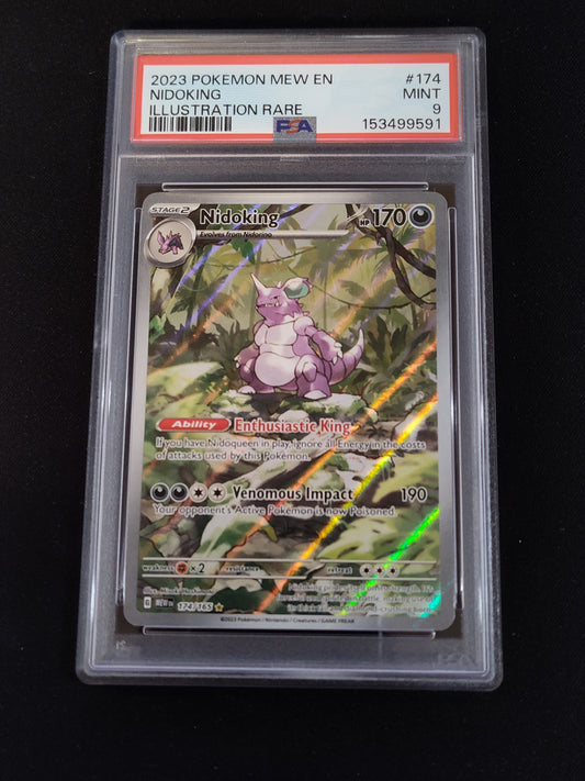 Nidoking 174/165 Scarlet & Violet 151 PSA 9