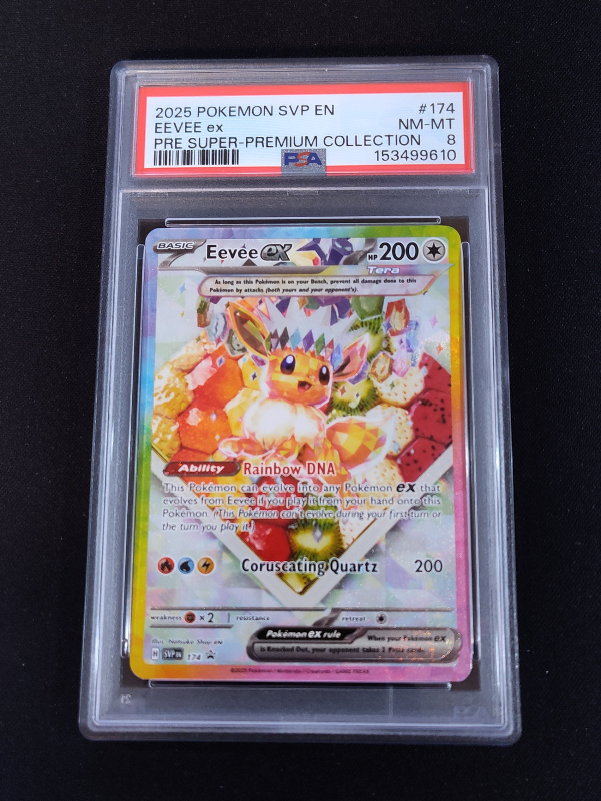 Eevee ex 174 Scarlet & Violet Promo PSA 8