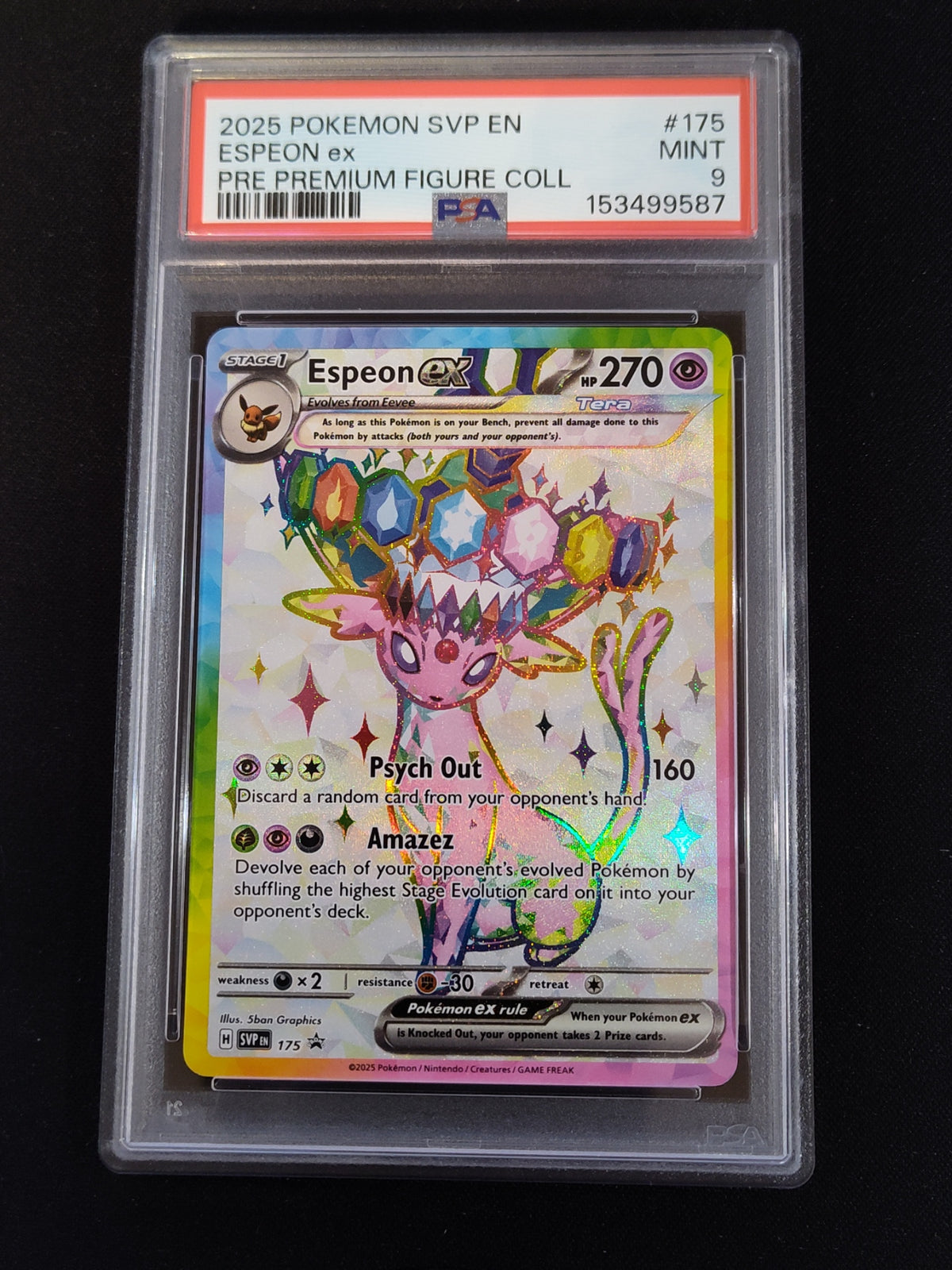 Espeon ex - 175 Scarlet & Violet Promo PSA 9