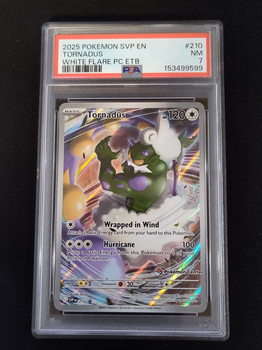 Tornadus - 210 Scarlet & Violet Pokemon Center Promo PSA 7