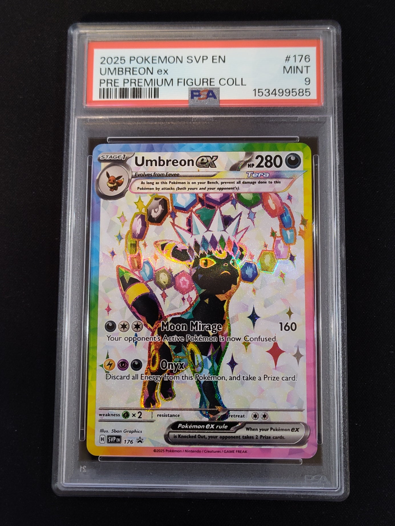 Umbreon ex - 176 Scarlet & Violet Promo PSA 9