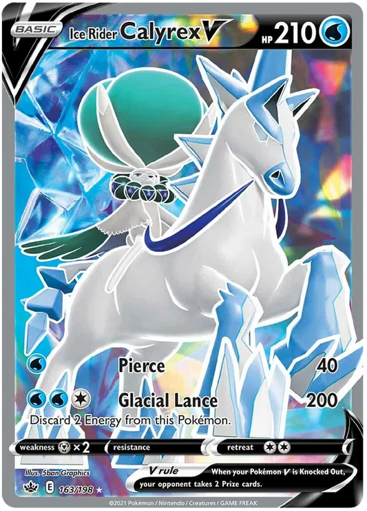 Ice Rider Calyrex V 163/198 Sword & Shield Chilling Reign