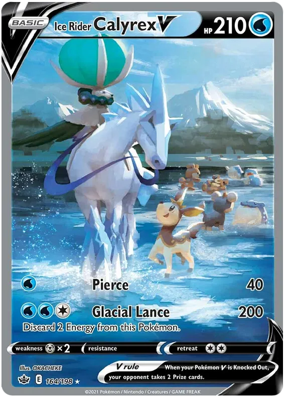Ice Rider Calyrex V 164/198 Chilling Reign