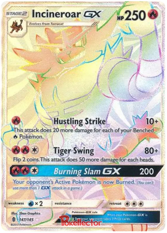 Incineroar GX 147/145 Guardians Rising