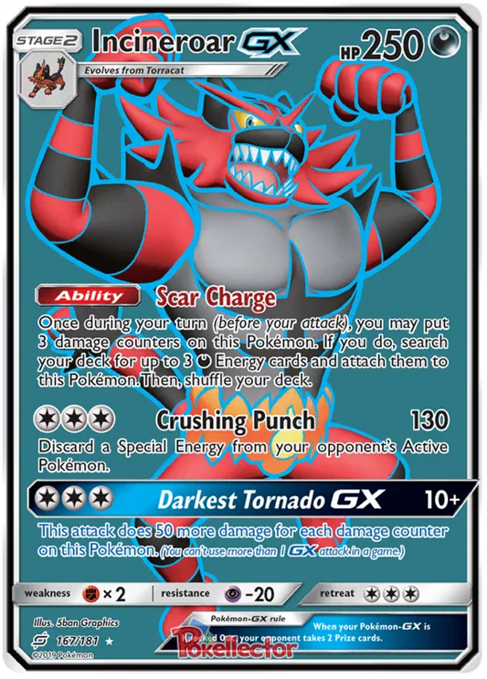 Incineroar GX 167/181 Team Up