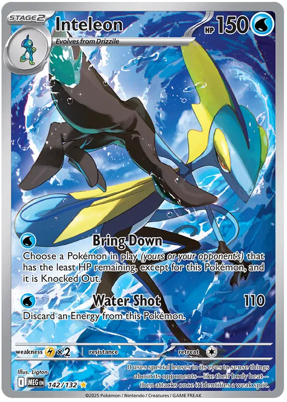 Inteleon 142/132 Mega Evolution