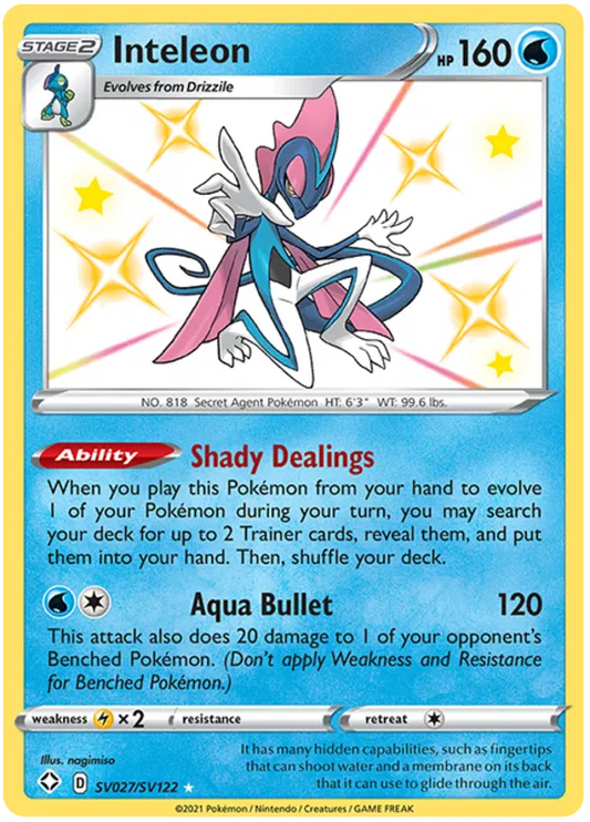 Inteleon SV027/SV122 Shining Fates