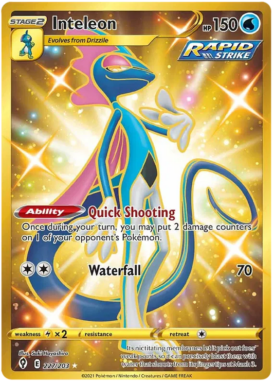 Inteleon 227/203 Sword & Shield Evolving Skies