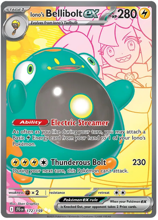 Iono's Bellibolt ex 172/159 Journey Together