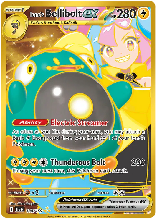 Iono's Bellibolt ex 188/159 Journey Together