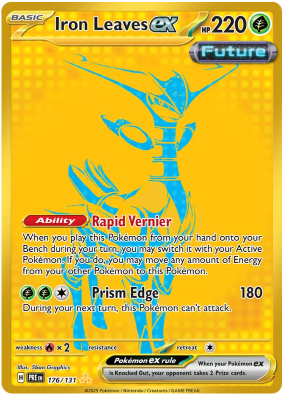 Iron Leaves ex 176/131 Prismatic Evolutions
