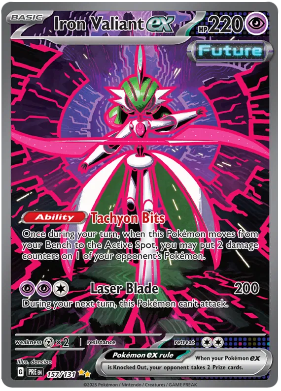 Iron Valiant ex 157/131 Prismatic Evolutions