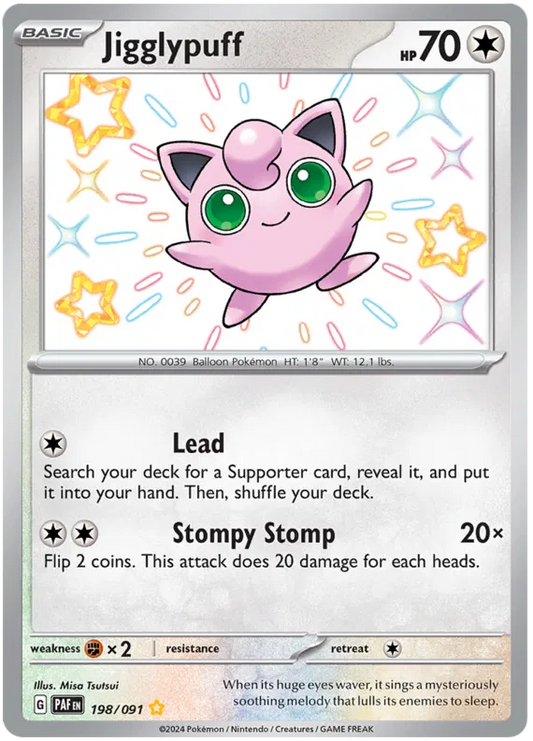 Jigglypuff 198/091 Paldean Fates