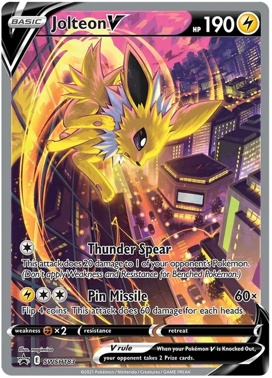 Jolteon V SWSH183 Sword & Shield Promo