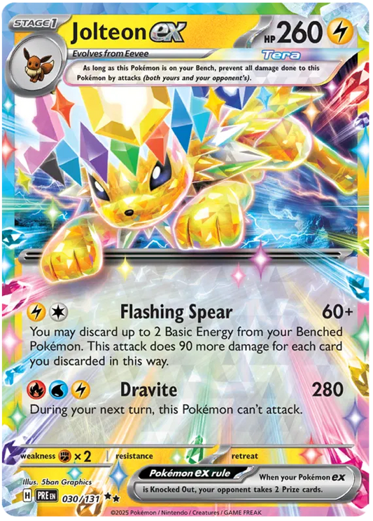 Jolteon ex 030/131 Prismatic Evolutions