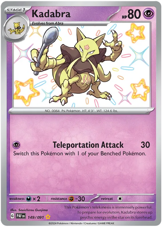 Kadabra 149/091 Paldean Fates