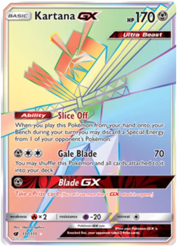 Kartana GX 117/111 Crimson Invasion