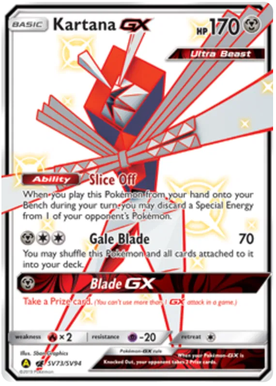 Kartana GX SV73/SV94 Hidden Fates