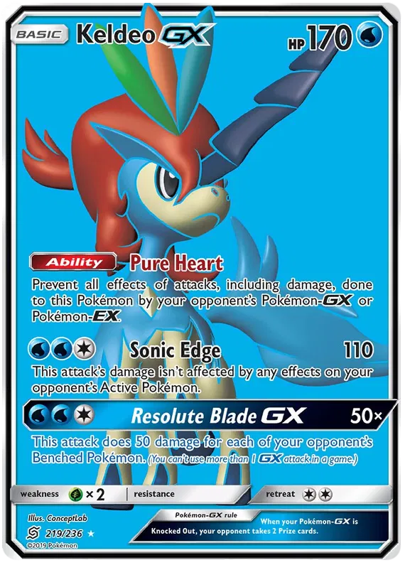Keldeo GX 219/236 Unified Minds