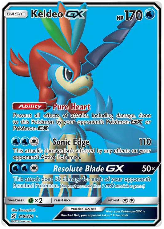 Keldeo GX 219/236 Unified Minds