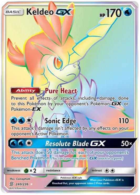 Keldeo GX 240/236 Unified Minds