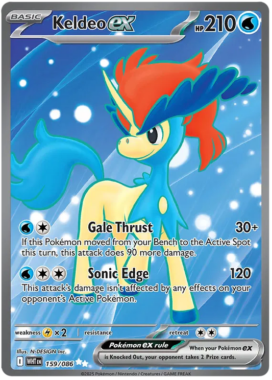 Keldeo ex 159/086 White Flare