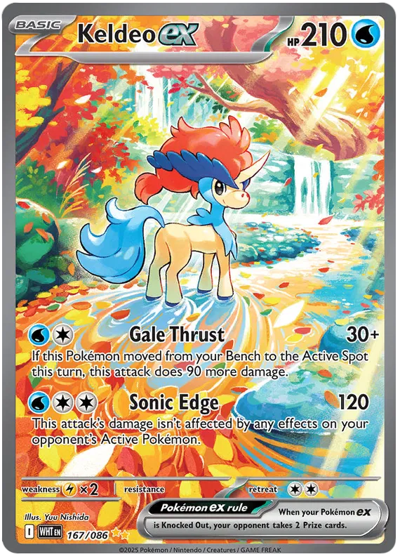 Keldeo ex 167/086 White Flare
