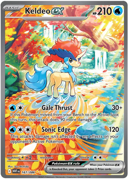 Keldeo ex 167/086 White Flare