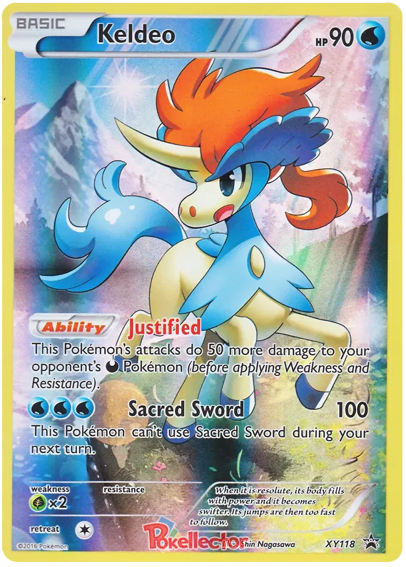 Keldeo XY118 Promos
