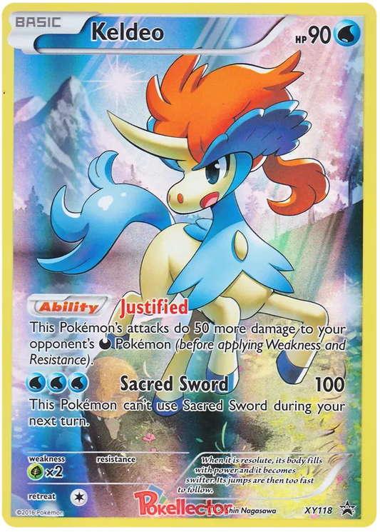 Keldeo XY118 Promos