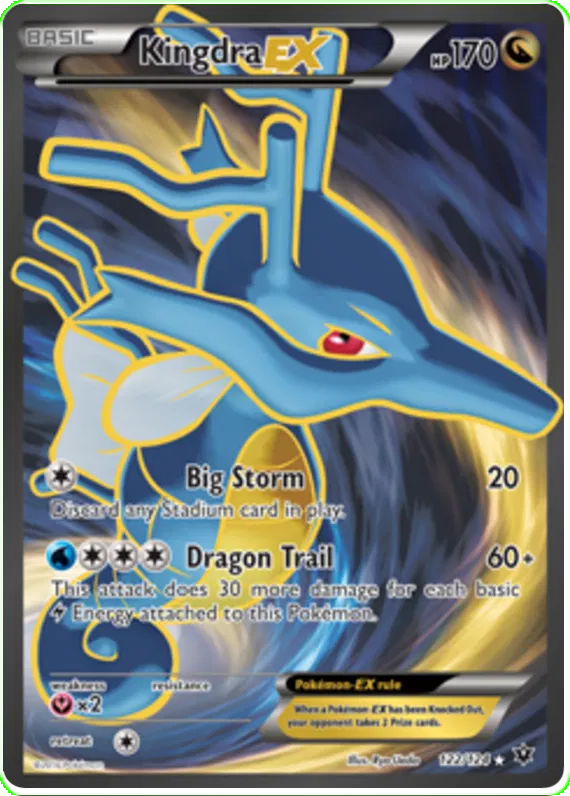 Kingdra EX 122/124 Fates Collide