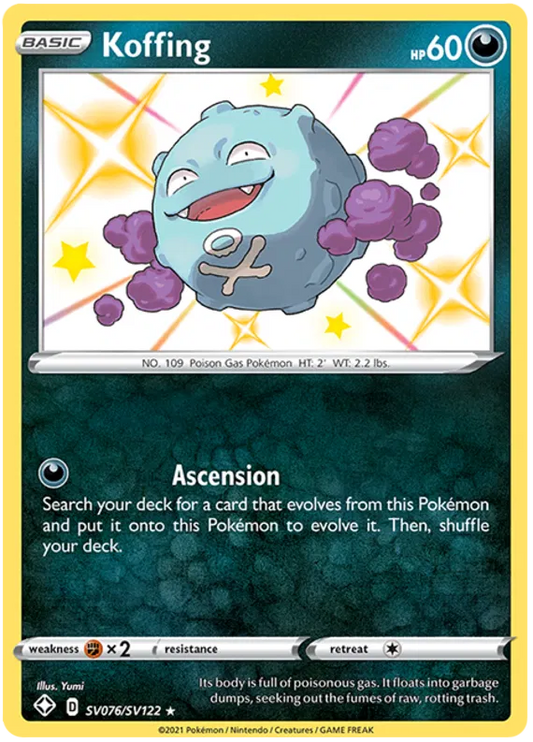 Koffing SV076/SV122 Shining Fates