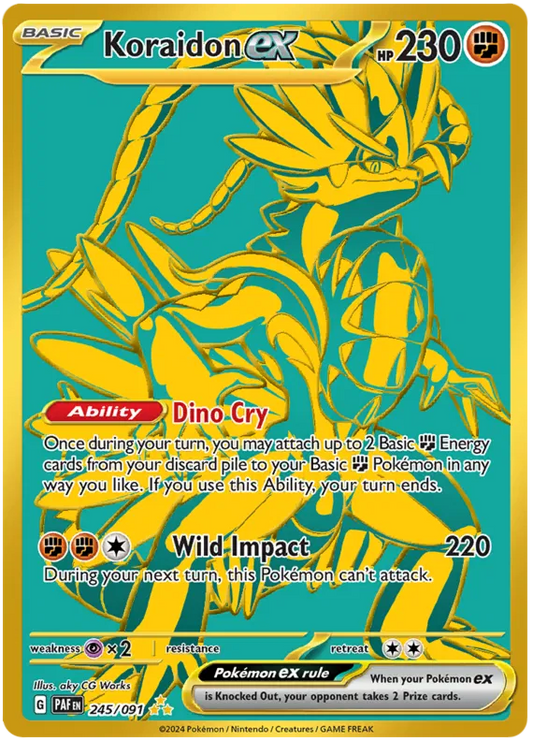 Koraidon ex 245/91 Paldean Fates