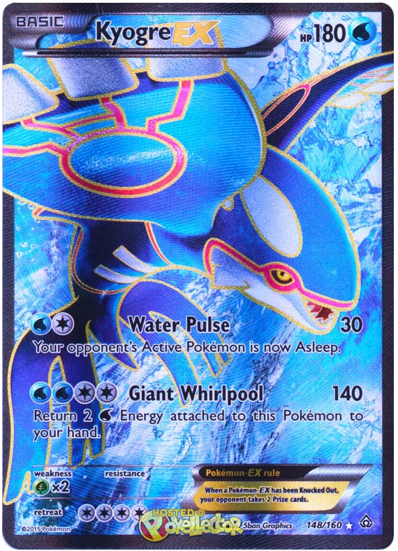 Kyogre EX 148/160 Primal Clash