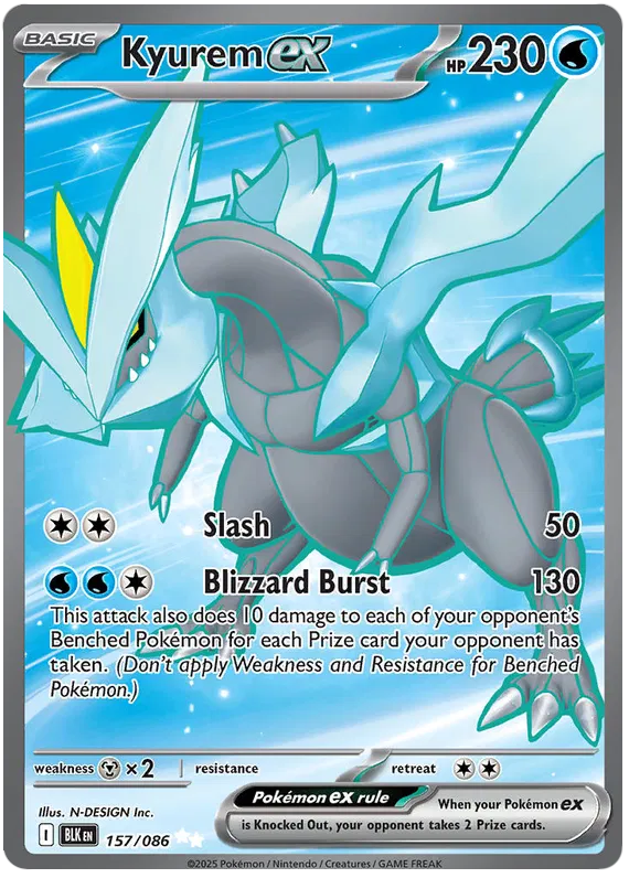 Kyurem ex 157/086 Black Bolt