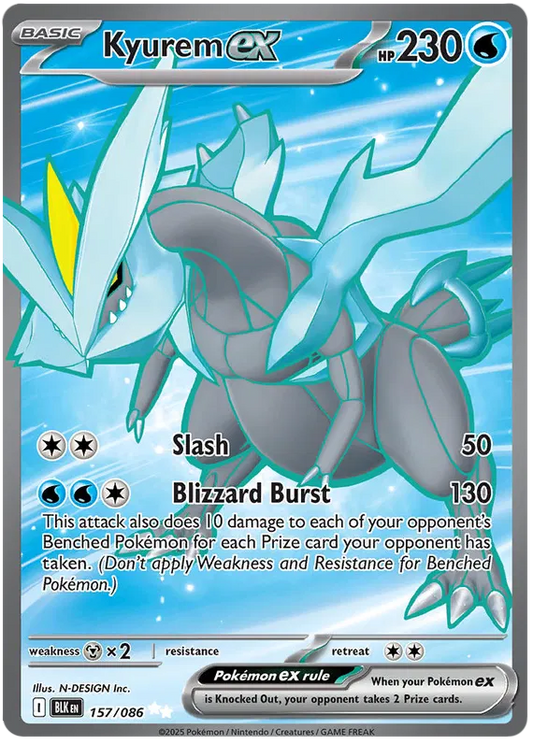 Kyurem ex 157/086 Black Bolt